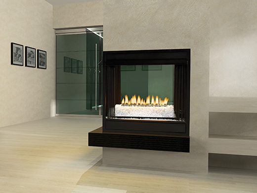 Loft Ventless Multisided Burner with Crystal Glass