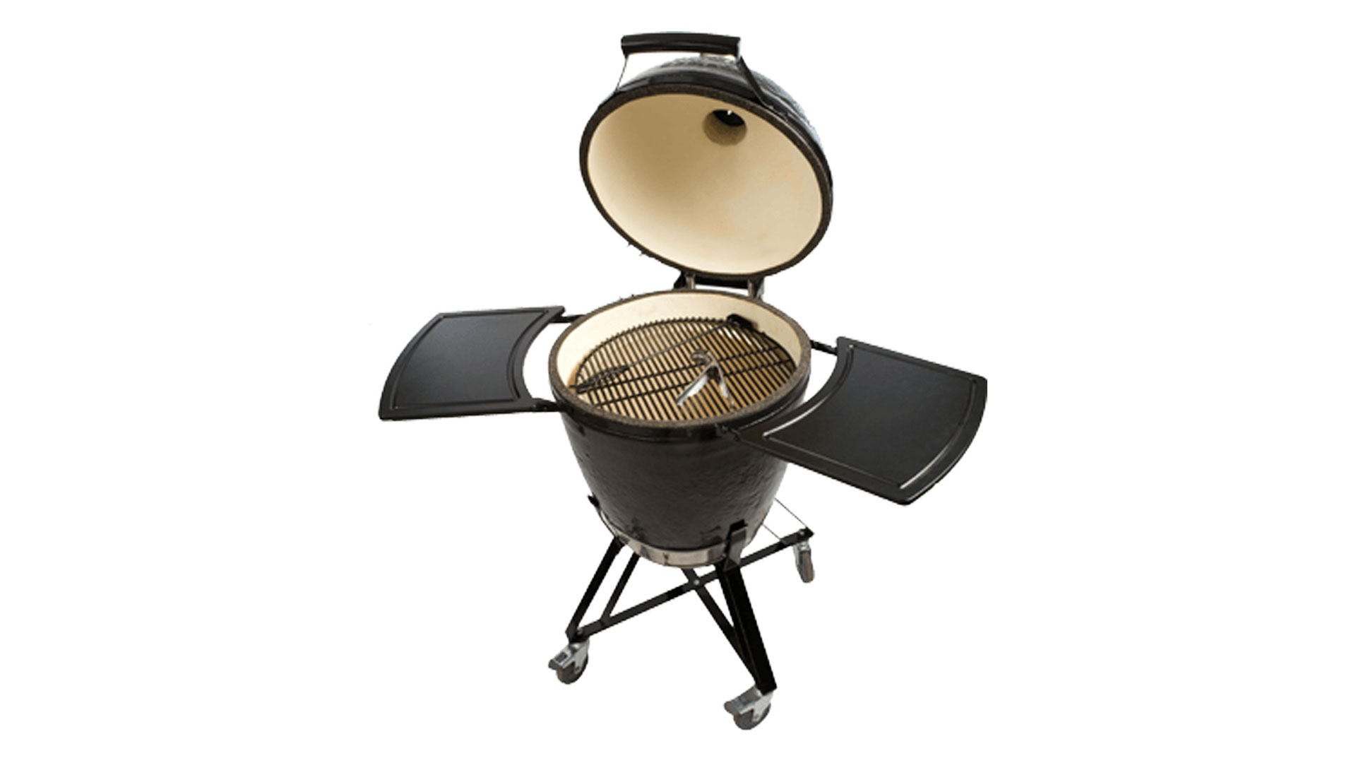 Primo grills round charcoal grill open product image