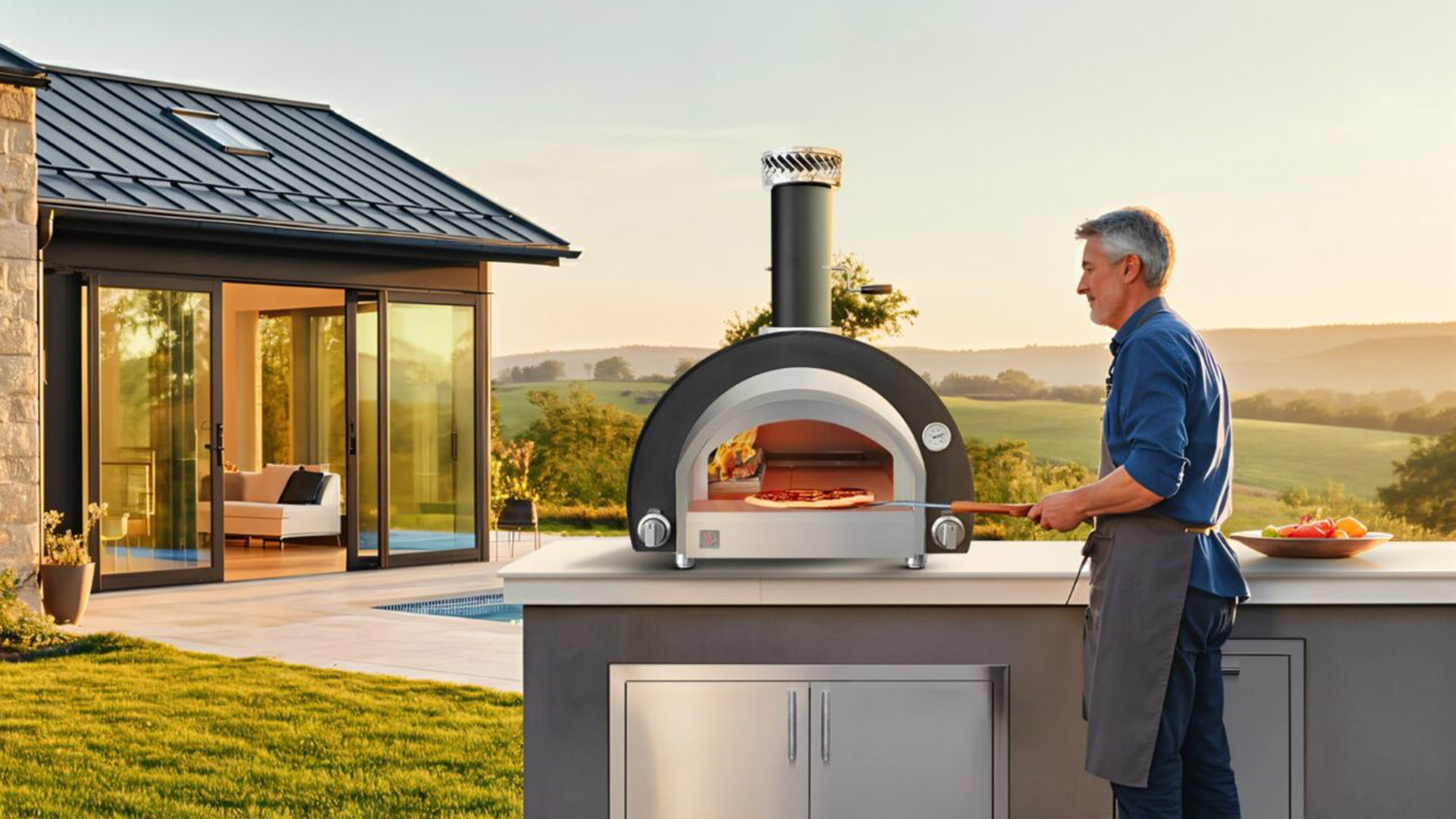 Summerset Hybrid Pizza Oven Gas Grill