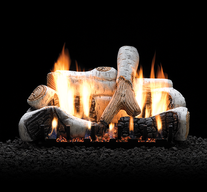 Birch Gas Logs