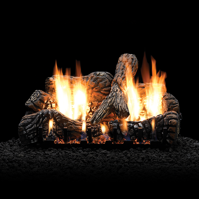 Charred Oak Log Set
