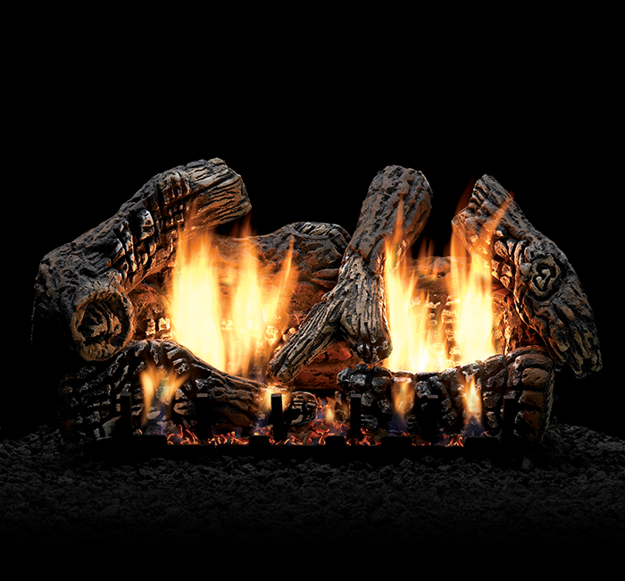 Super Charred Oak Log Set